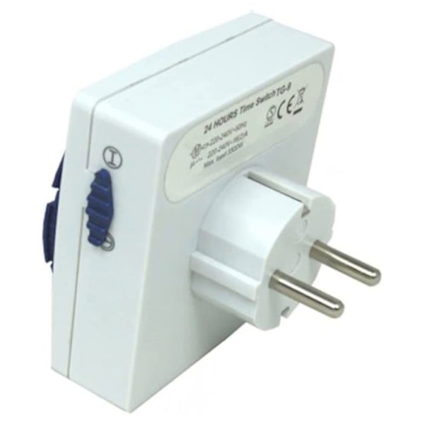 Levitantes - 49402 - Kompakt analog timer 24 timmar, timer 3600 W - 250 V - 16 A - 50 Hz - IP 20 - Justerbar