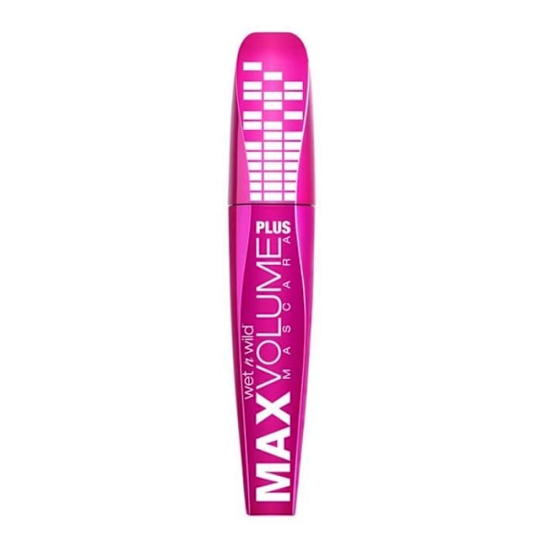 Mascara - WET N WILD - MAX VOLUME PLUS - Svart - Ej Vattentålig - För Kvinna Svart