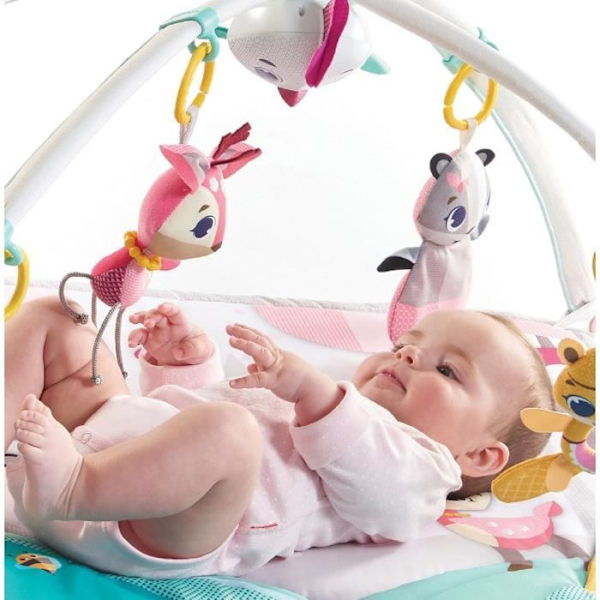 Tiny Love Baby Girl Musical Awakening Mat, från födseln, Princess Collection, 88 x 78 cm prinsessa
