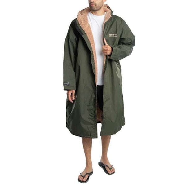 Vattentät poncho för blöjbyte - Regatta - Grön - 100% Polyester - Man - Höst/Vinter mörk khaki - 41c L/XL