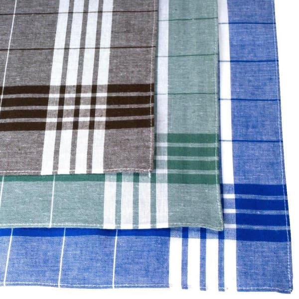 Arbetsservetter - Modell Arthur - Större Storlek 41cm x 41cm - 9 assorterade bitar - 100% Bomull
