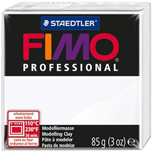 FIMO Box 4 delar Fimo Professional 85G Vit