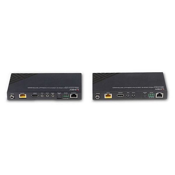 LINDY KVM HDMI 4K60-extender över RJ45 HDBaseT upp till 100m - Ljud / IR / RS232