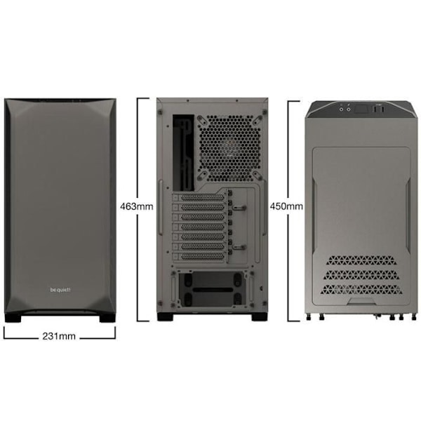 var tyst! - Pure Base 500 Window Metallic Grey