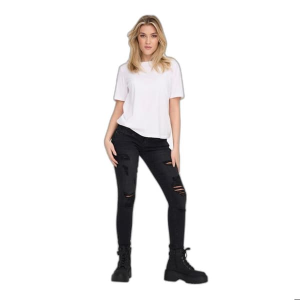 T-shirt dam Only - Vit Vit M