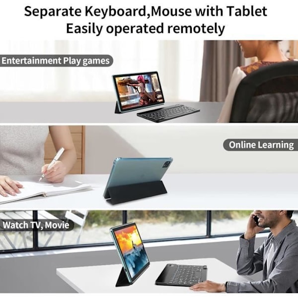 Tablett PRITOM P30H 10 Tum Android 13,8GB4+4,128GB,Utbyggbar 1TB,8000 mAh,WiFi-Tablett,Qcta Core-Processor,WiFi 6,Tablett PC a