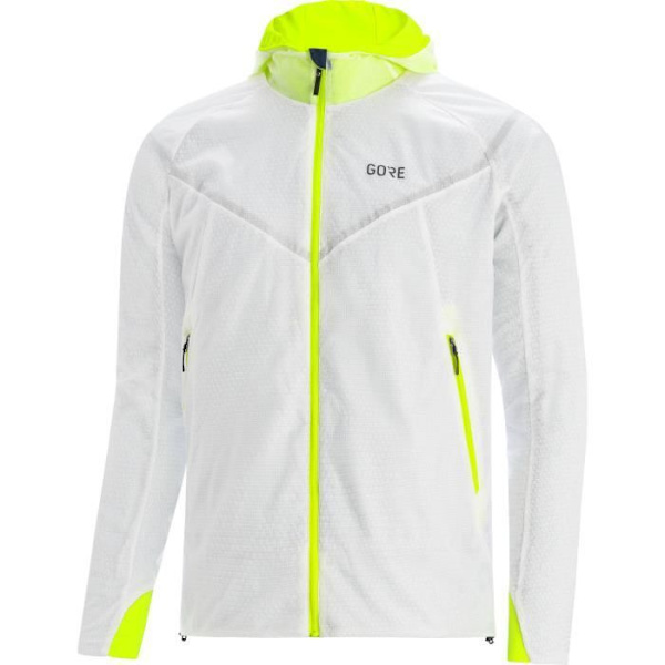 Skidjacka - Gore - Thermisk R5 GTX I - Herr - Vit/fluogul - Ultralätt Vit/neongult jag
