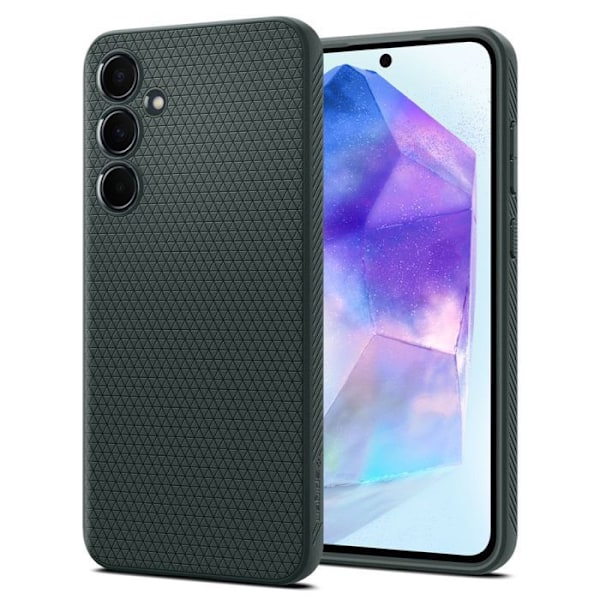 Spigen Liquid Air - Fodral till Samsung Galaxy A55 5G - Grön Grön