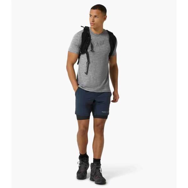 Maillot super.natural kashmirgrå melange/kashmirgrå melan jag