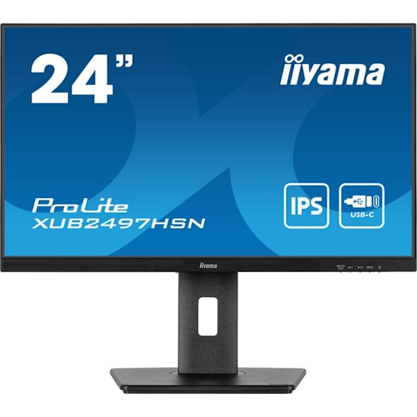 iiyama ProLite XUB2497HSN-B2 Svart