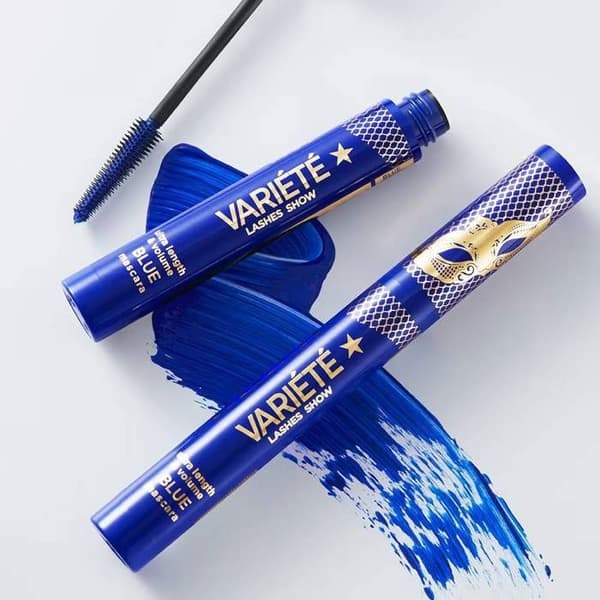 Mascara - EVELINE - Eveline Variété Lashes Show - Blå - Lätt applicering - Ej vattenfast BLÅ