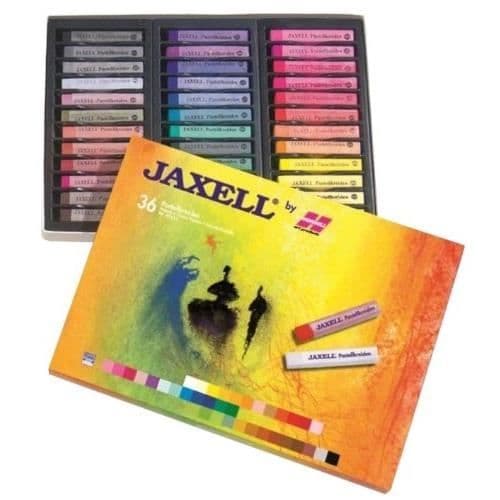 JAXEL - SET MED 36 PASTELLKRITAR...