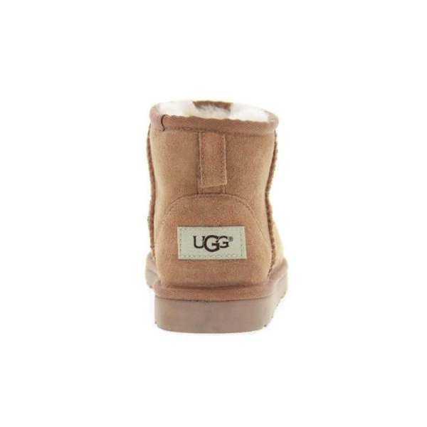 UGG Classic Mini II Chesnut Ankel Boots - Barn - Hög - Läder - Platta kastanj 32