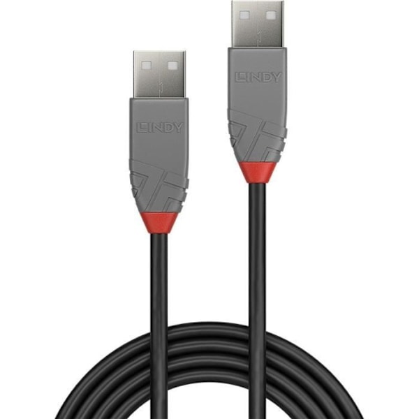 USB 2.0 typ A/A-kabel - Anthra Line - 0,5m - LINDY