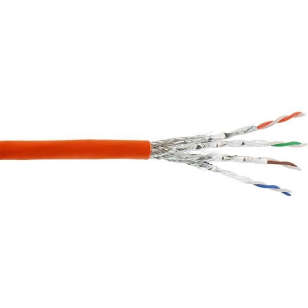 Nätverkskabel - InLine® - Cat.7a - S/FTP - 1200MHz - 500m halogenfri