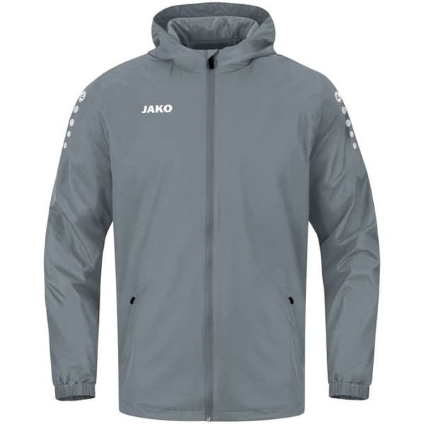 Vattentät jacka barn Jako Team 2.0 - grå Grå 7-8 år gammal