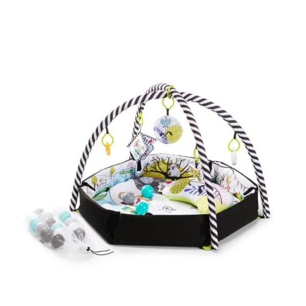 Kinderkraft SMARTPLAY lekmatta - Lekhagefunktion - Leksaker ingår - CE EN 71-1 standard Flerfärgad