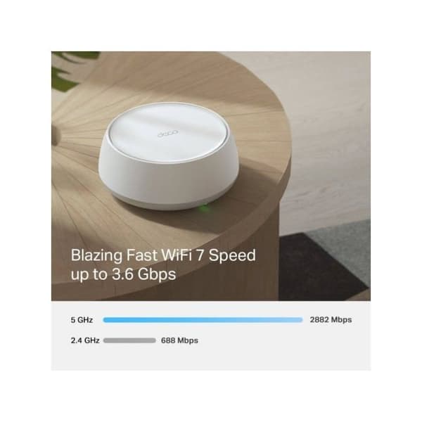 Nätverkssystem - TP-Link - DECO BE25 (2-PACK) - Wi-Fi 7 - 2882 Mbit/s - Vit