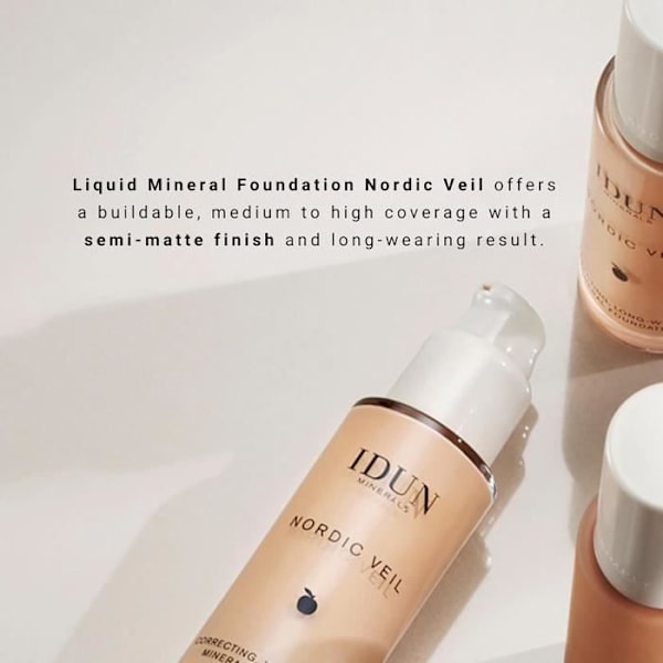 Anticerne - IDUN Minerals - Freja Varm Ljus - Vegan - Flytande - Naturlig Finish beige