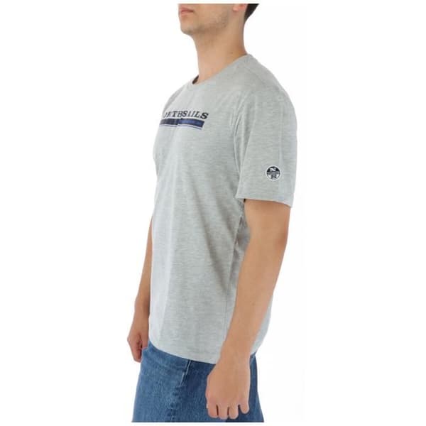 NORTH SAILS T-shirt Herr Grå Bomull GR77999 Grå XXL