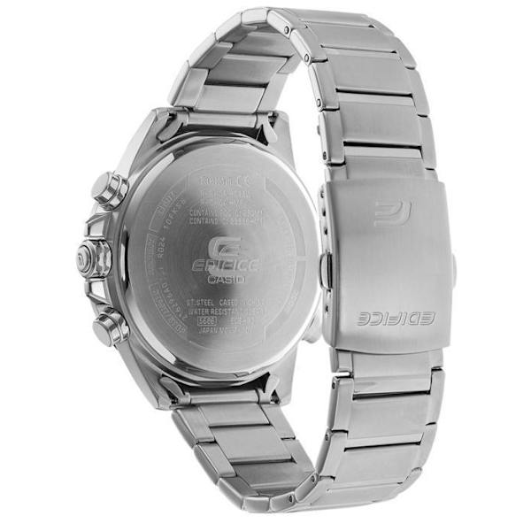 Klocka - CASIO - ECB-30D-2AEF - 52,3 mm - Blå blått och silver