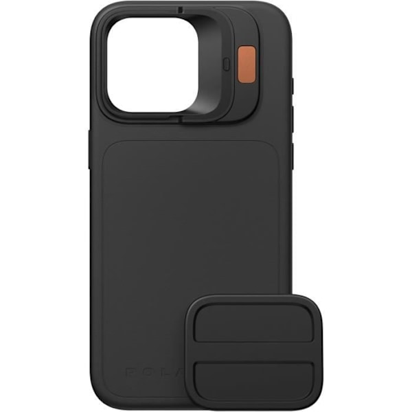 Coque - PolarPro - LiteChaser - iPhone 15 Pro Max - Aluminium - Svart - Komplett skydd Svart