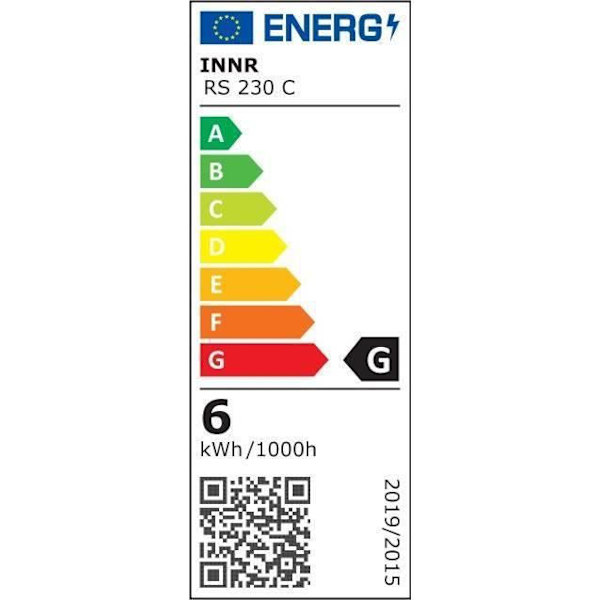 INNR Ansluten glödlampa GU10 - ZigBee 3.0 - Paket med 2 glödlampor Flerfärgad + Justerbar vit - 1800 till 6500K Justerbar intensitet.