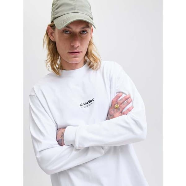 Jack & Jones Soho långärmad T-shirt - vit vit M