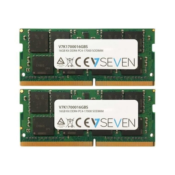 V7 RAM-modul - 16 GB DDR4-2133/PC4-17000 SDRAM - CL15 - SO DIMM 260 stift