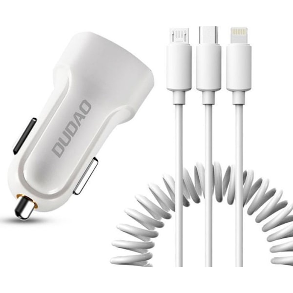 Laddare - nätadapter Dudao - 52186 - Laddare R7 2x USB-A 2,4 A ()