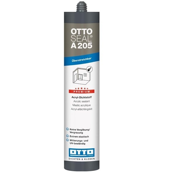 Otto Seal A 205 – The Premium Acrylic Sealant 310 ml Svart