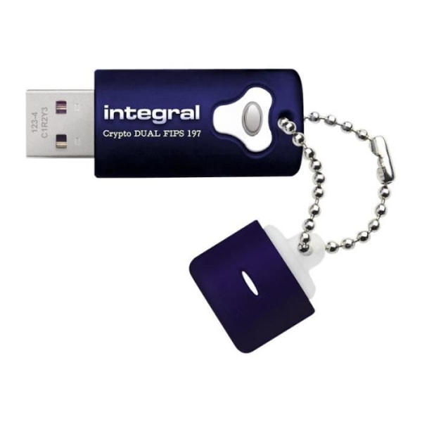 INTEGRAL Crypto Dual USB Key - 8 GB - USB 3.0 - Blå
