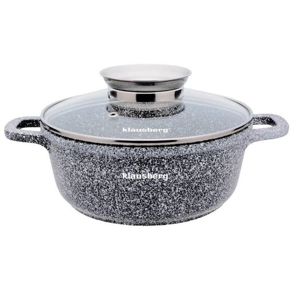 Gratängform - KLAUSBERG - KB-7520 - 2,3L - 20cm - Aromaknoppssystem Grå