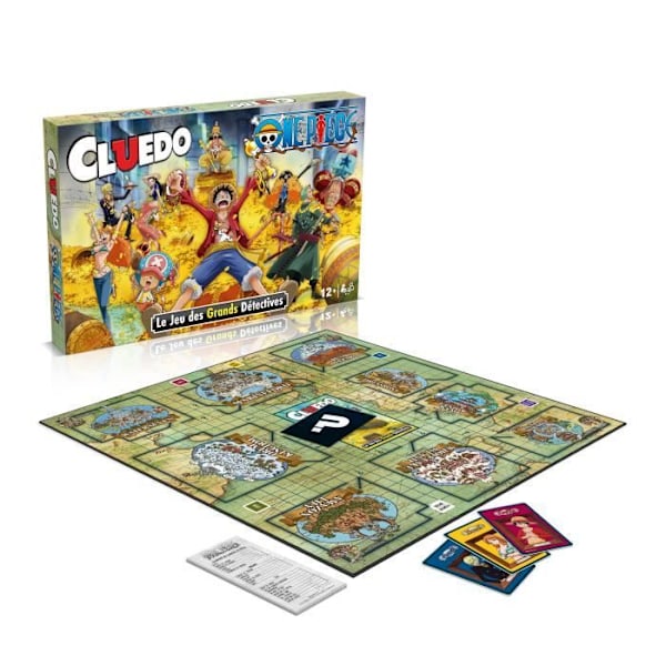 Brädspel - VINNANDE MOVES - Cluedo One Piece - Specialutgåva med Luffys besättning