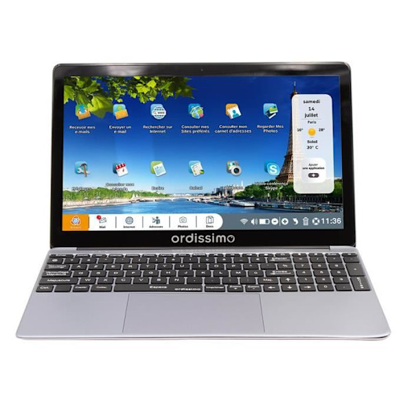 Lucie 3 Ordissimo 15" bärbar dator Silver