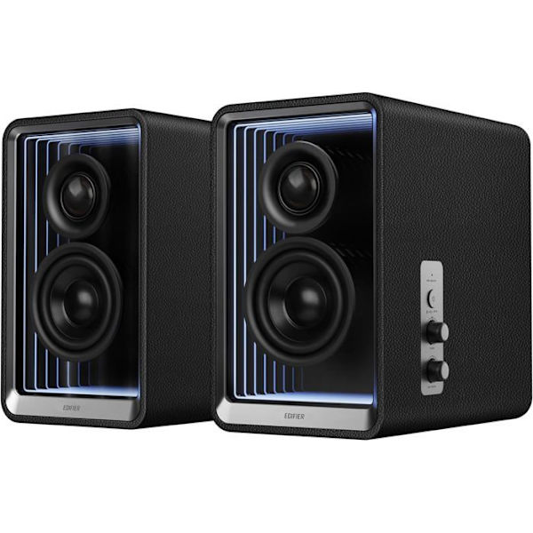 Monitorhögtalare - EDIFIER - QR65 - 70 W - Bluetooth 5.3 - RGB-ljuseffekter Svart