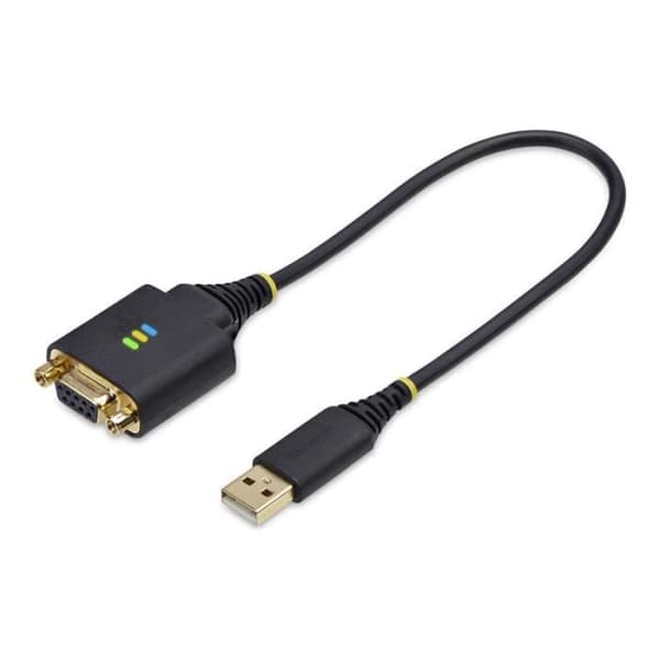 - StarTech.com - StarTech.com 1 fot/30 cm USB till Null Modem Seriell Adapterkabel, FTDI, RS232 - USB/SERIE-kabel - USB (M) till DB-9
