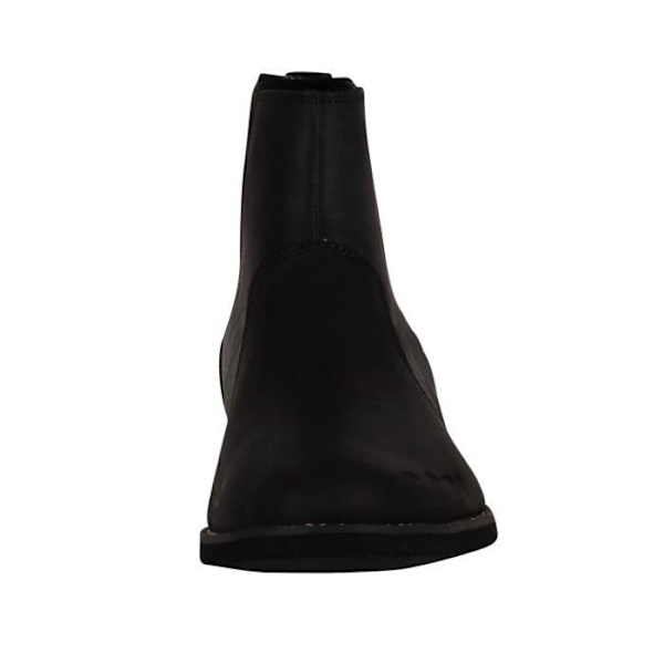 Chelsea-boots i läder - Timberland - Woodhull - Svart - Elastisk krage - Minnesskum - 43 1/2