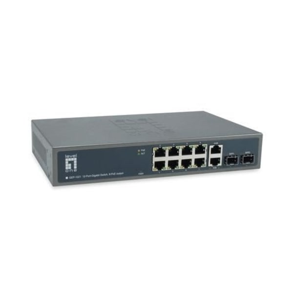 LEVELONE GEP-1221 OHANTERAD GIGABIT ETHERNET NÄTVERKSSWITCH (10-100