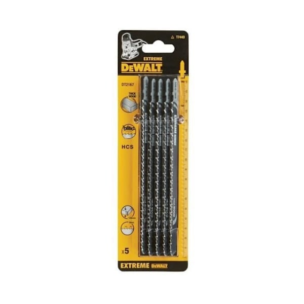 HCS sticksågsblad i trä - DEWALT - DT2167-QZ - Skärdjup 155 mm - T-fäste