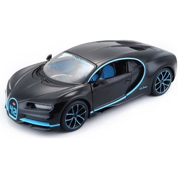 Bugatti Chiron miniatyr metallbil i skala 1/24 - MAISTO - Blå