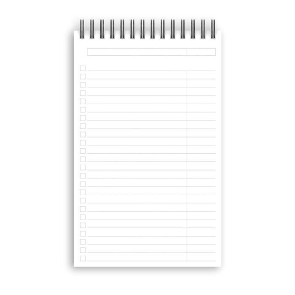 Bloc Notes TASK MANAGER Spirale Topp 125x200 140P 90G LINJE 8