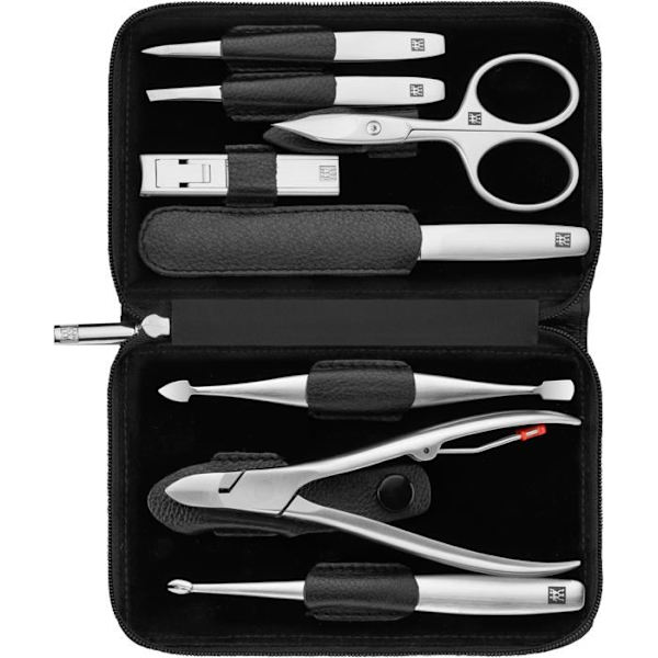 Henckels - 13695506 - Twinox - Manikyrset - Nappa läderfodral - 8 st