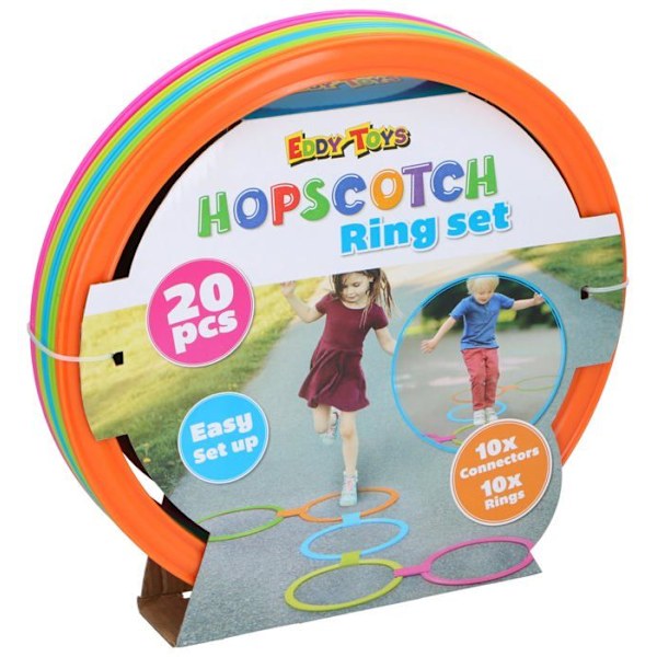 Tillbehör för utomhusbruk - reservdelar för utomhus Eddy toys Marelle-10 ringar - utomhusspel, 871125224433