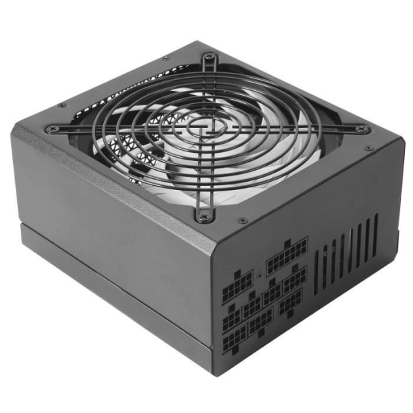 Tacens RADIX VII AG 600M - Modulär strömförsörjning 600W ATX 12V - 140 mm fläkt - 80PLUS Silver