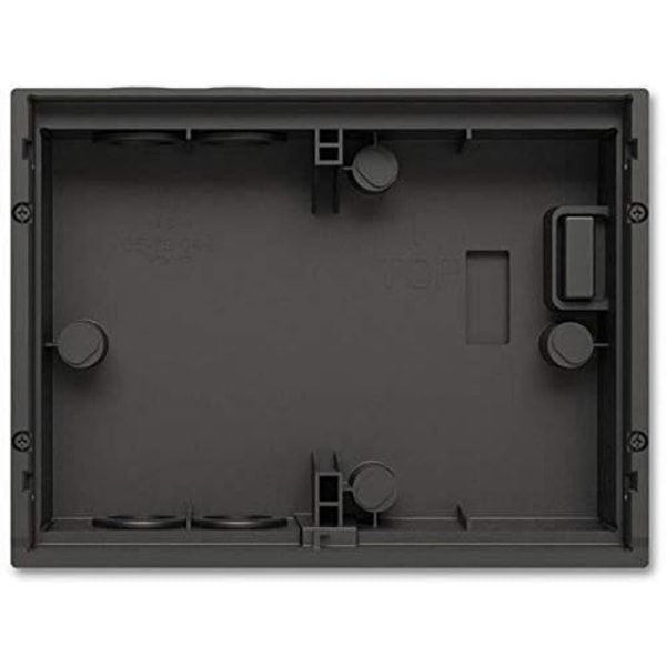 Montagedose - Busch-Jaeger - 42361F-03 - Svart - 7 tum