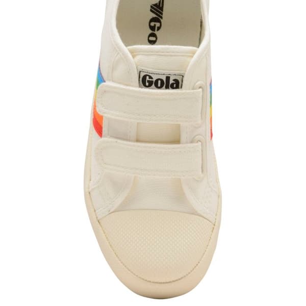 Basket Gola Coaster Rainbow Velcro - Off White Multi Benvit multi 32