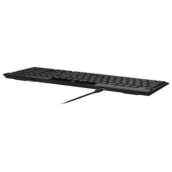 Ultratunt mekaniskt speltangentbord - AZERTY - CORSAIR - K100 AIR WIRELESS - RGB LED-bakgrundsbelysning - Svart (CH-913A01U-FR)