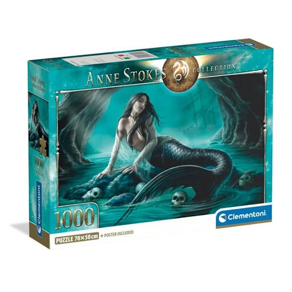 Pussel Compact 1000 bitar: Anne Stokes: Sirenens klagan