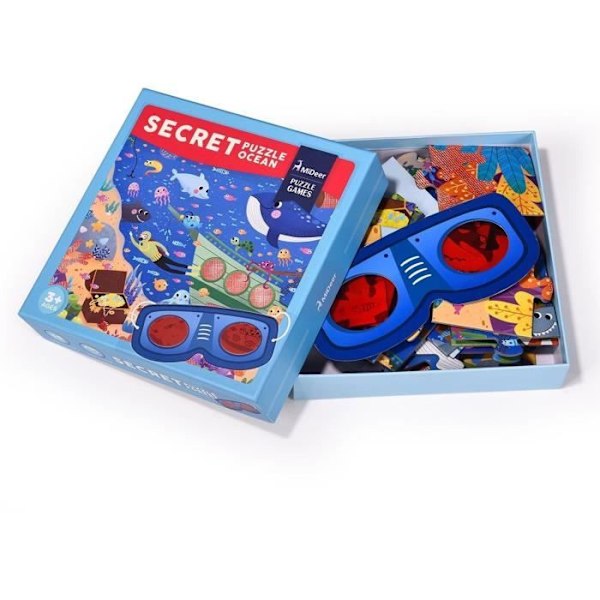 Ocean Detective Puzzle - MIDER - Djur - Barn - Inomhus Flerfärgad